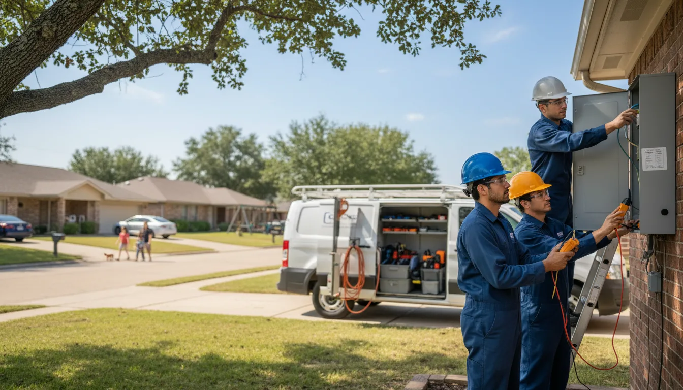 Certified electrician providing emergency electrical services in Tererro, NM